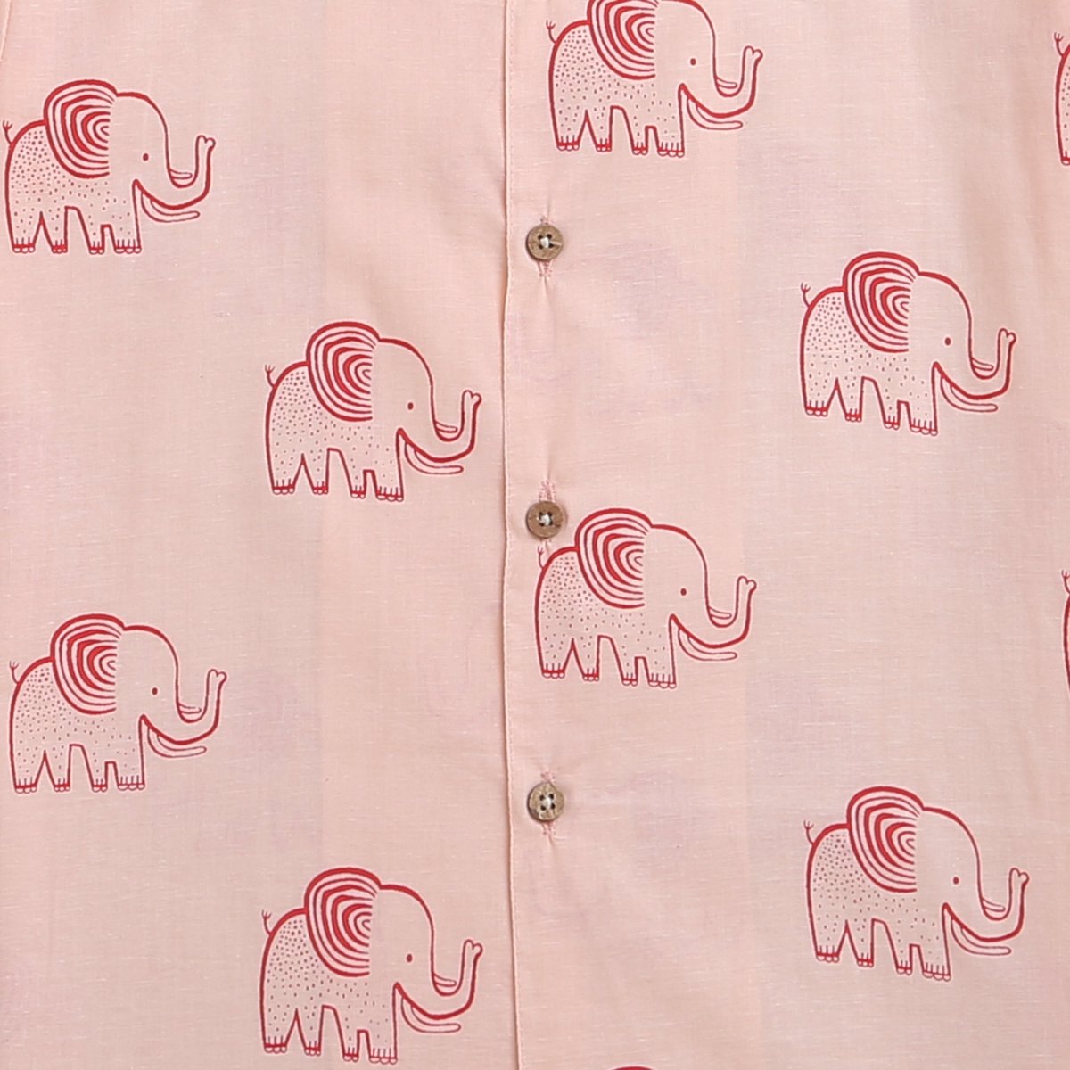 A Stomping Elephant- Boys Cotton Shirt