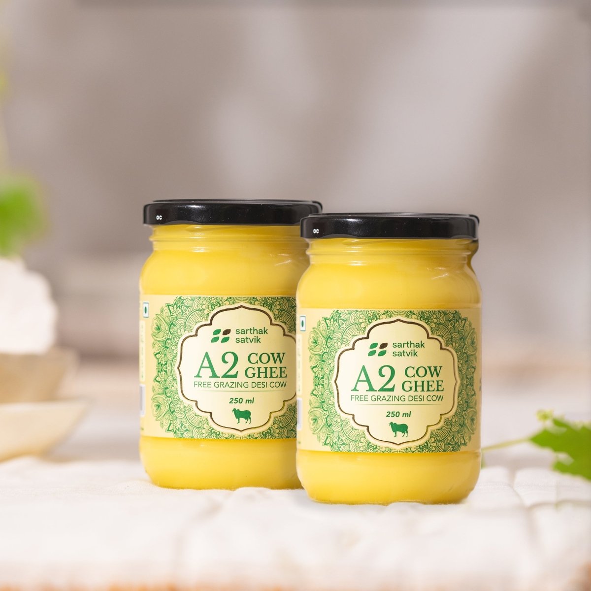 A2 Desi Cow Ghee - 250ml + 250ml