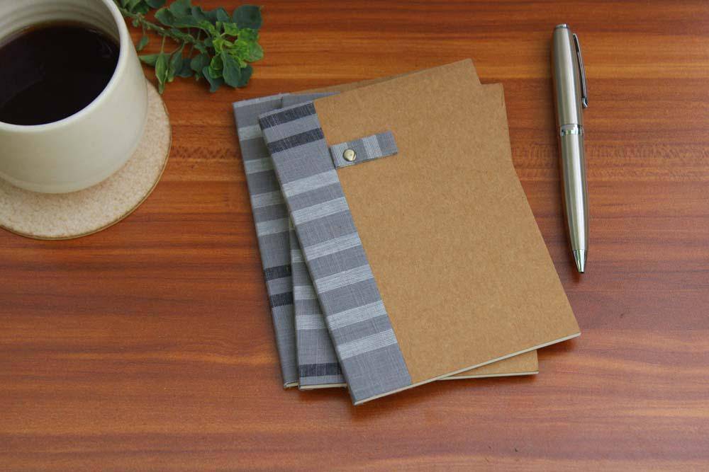 A6 Paperback Notebook - Set of 3