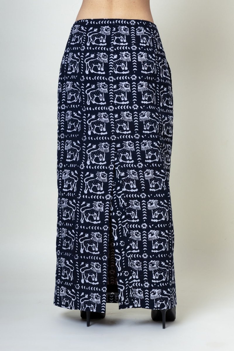 Abby Batik Upcycled Cotton Skirt