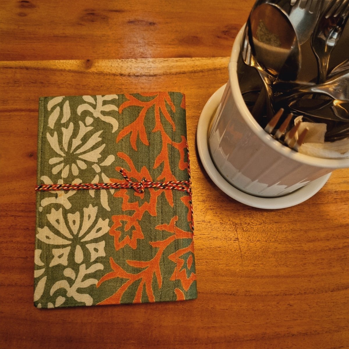 Ahaana -Upcycled Handloom Fabric Journal