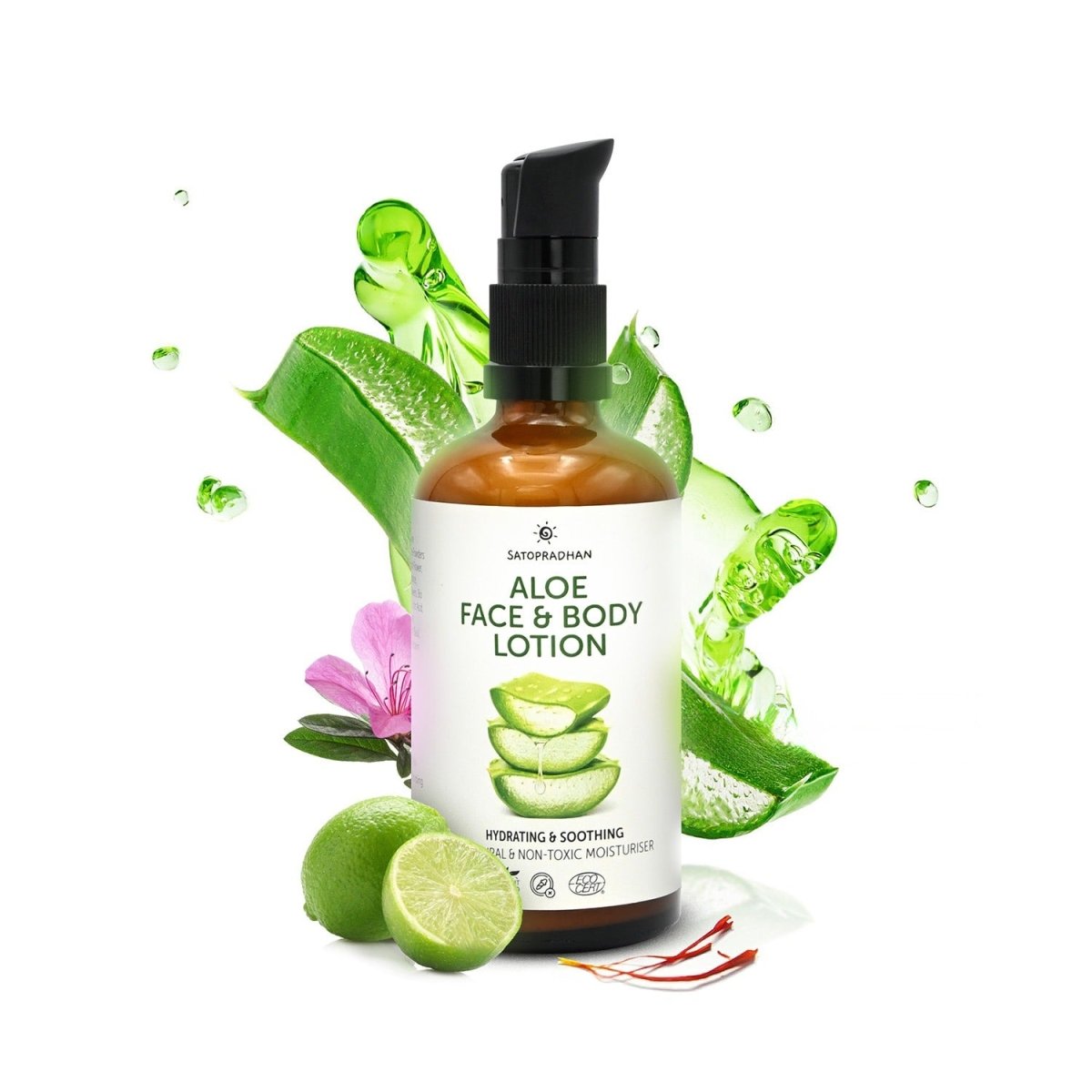 Aloe Face & Body Lotion 100ml | Lightweight & Non Sticky Moisturiser