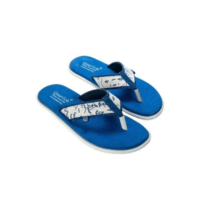 Amaron Blue Sustainable and Vegan Flip Flops