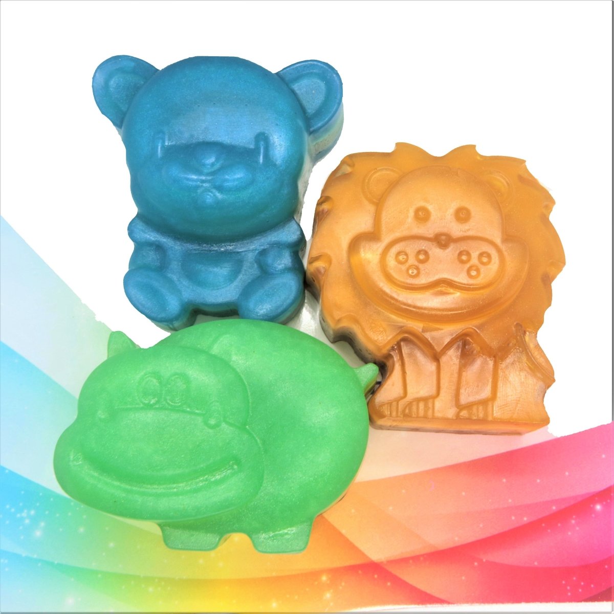 Animal Shaped Glycerine Soaps | Set of 3