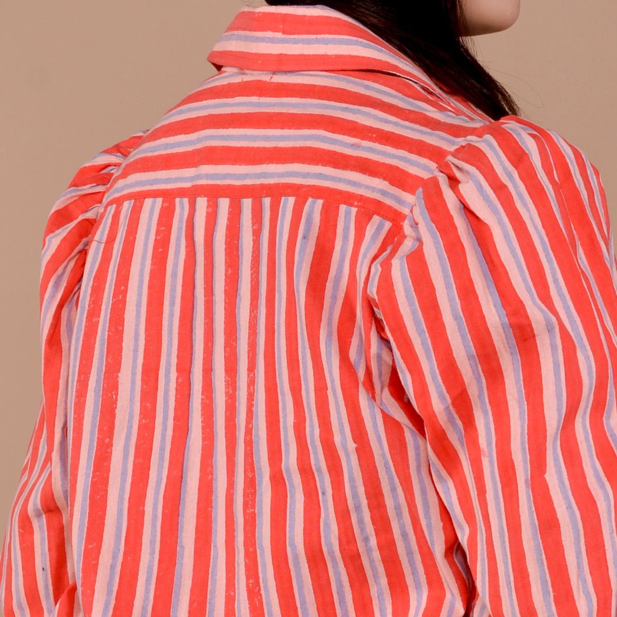 Anna 3 Pc Handloom Cotton Shirts Set With Bustier
