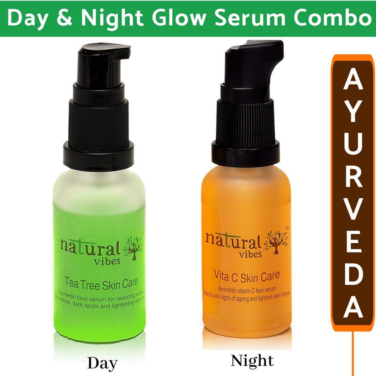 Ayurvedic Skin Repair and Glow Combo Day and Night