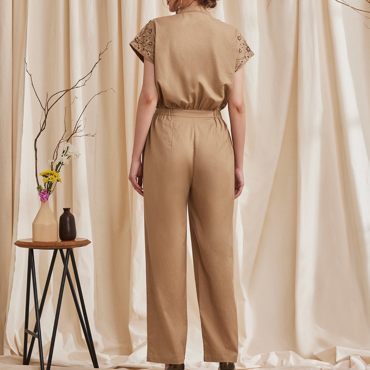 Azalea - Elegant Jumpsuit with Embroidery