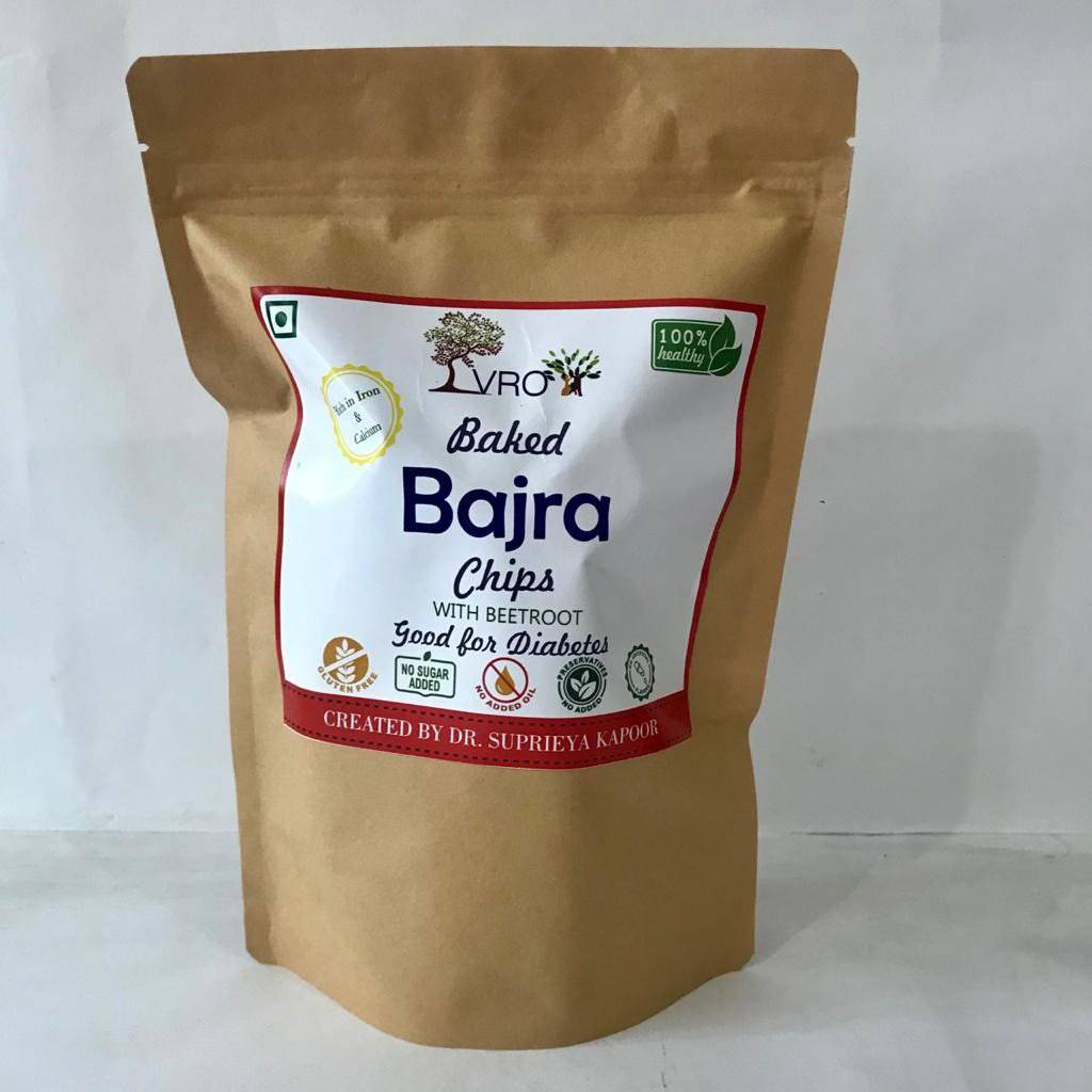 Baked Bajra Chips with Beetroot 150 g