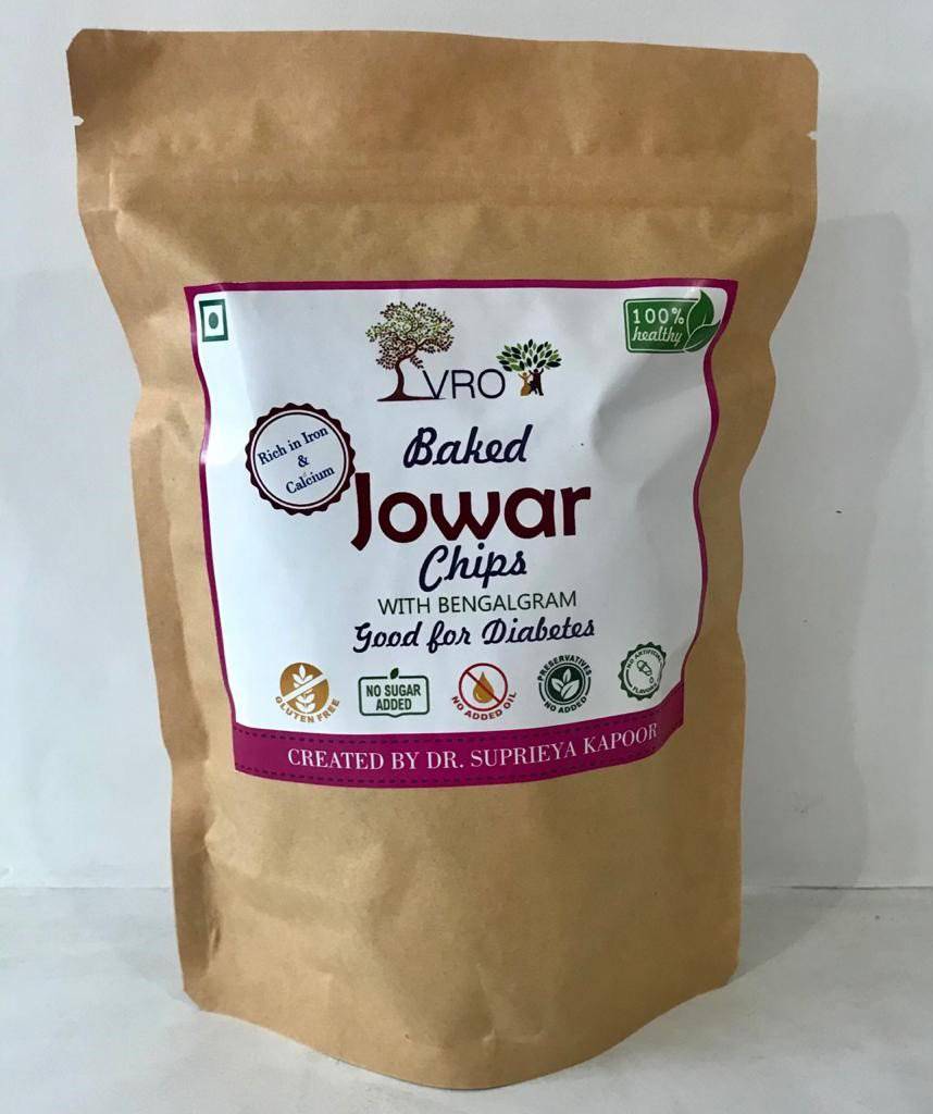 Baked Jowar Chips with Bengal gram 150 g