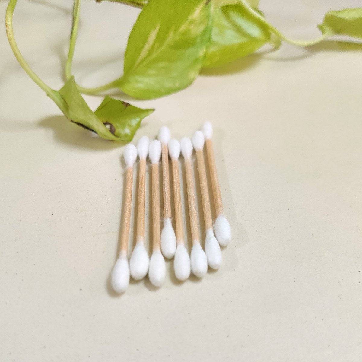 Bamboo Cotton Earbuds | 80 Ear Swabs - Pack of 2