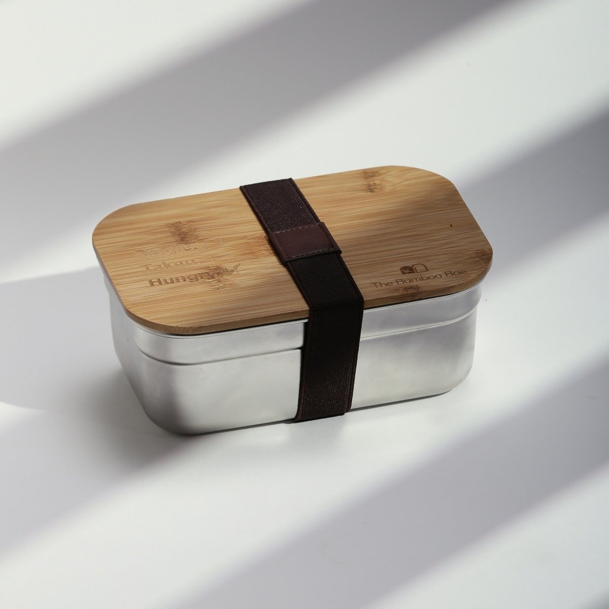 Bamboo Lid Stainless Steel Lunch Box | Bento Box | Tiffin