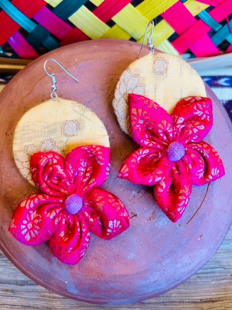 Banoo Textile Earring | Handcrafted by Artisans