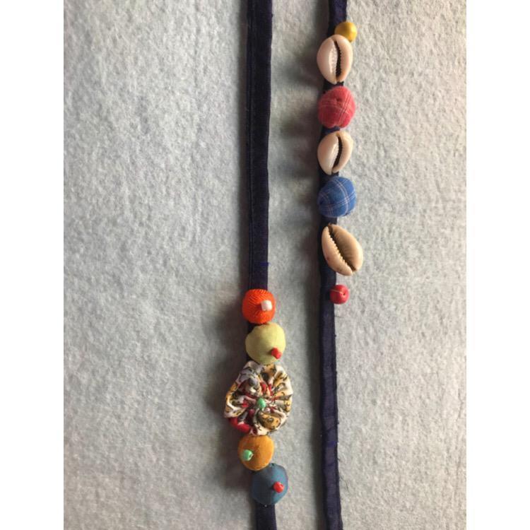 Beads & Shell Rakhis Pack Of 2