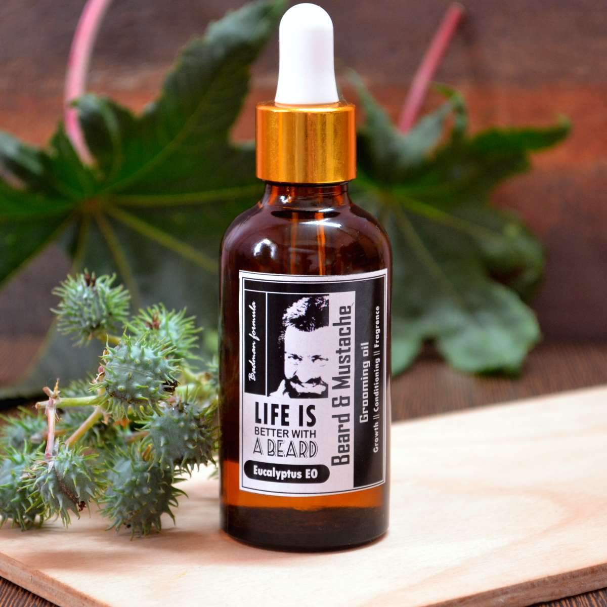 Beard & Mustache Oil | with clary sage and Eucalyptus blend