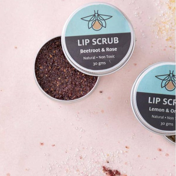 Beetroot & Rose Natural Lip Scrub 30 gms