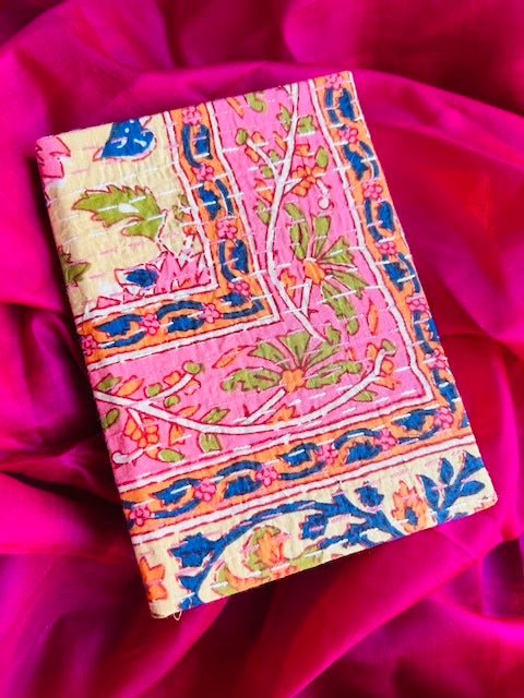 Bhagiya - Upcycled Fabric Journal-Hard-bound