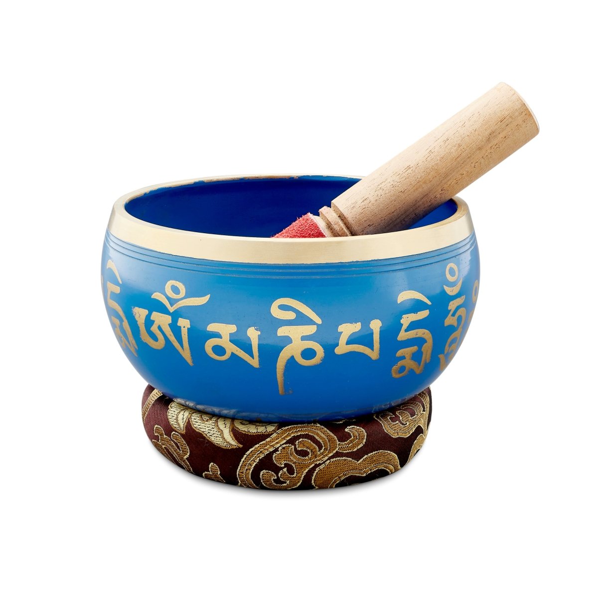 Blue Sacred Mantra Bowls | 5.5 Inches