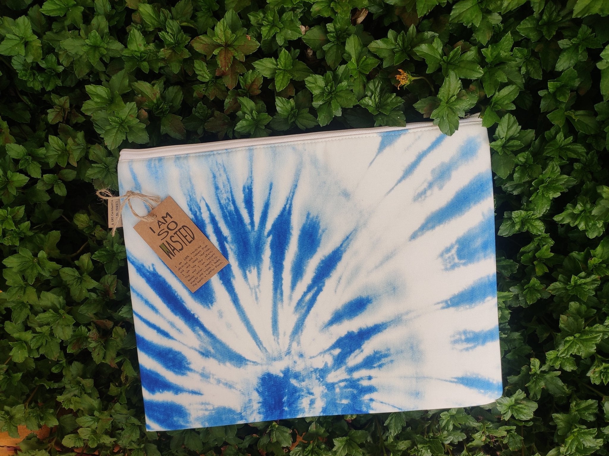 Blue Tie and Dye Laptop Sleeve