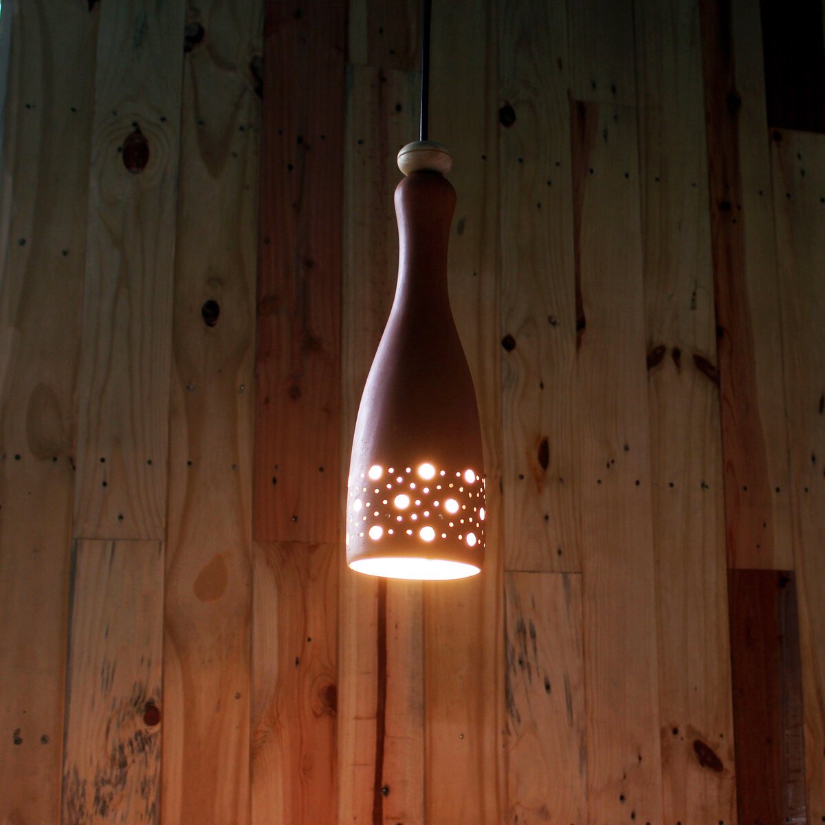 Bot Handmade Terracotta Modern Ceiling Light