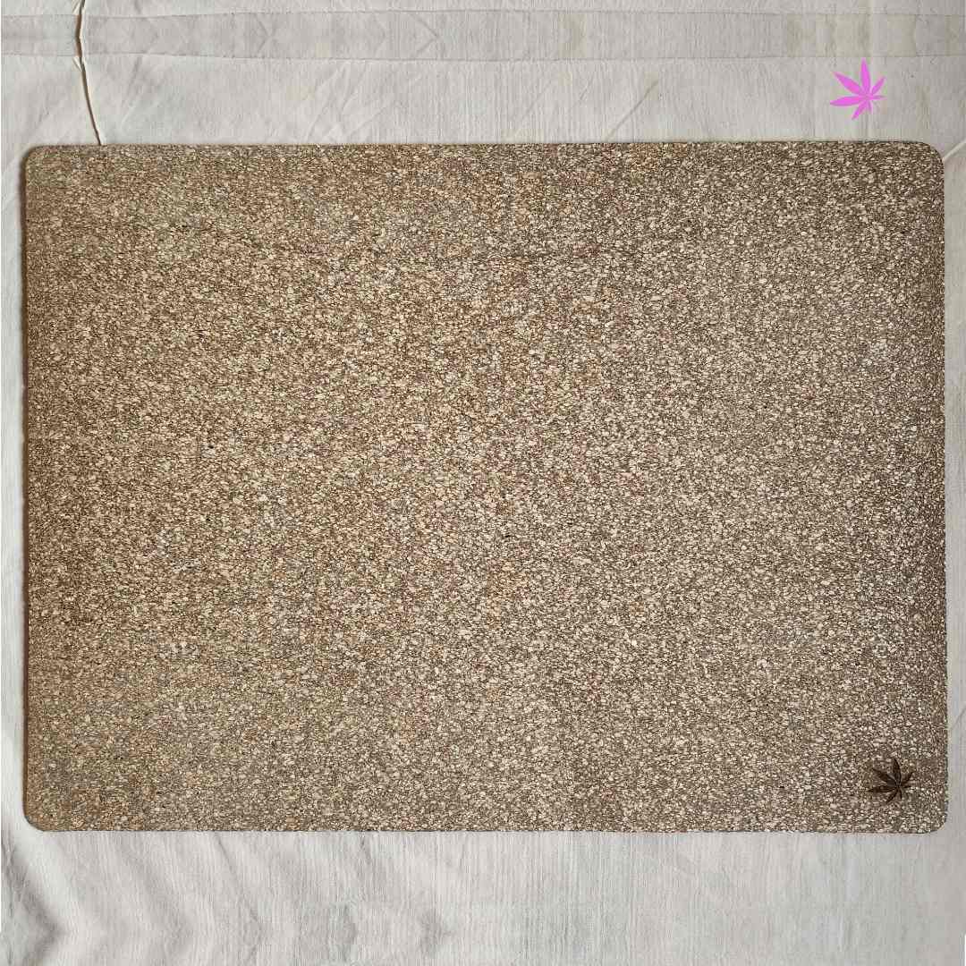 Broad Rectangular Hemp Deskmat for Work Space