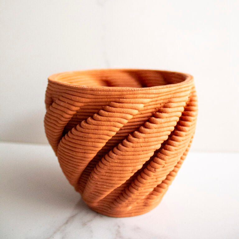 Brown and Twisted Teracotta Vase Vol. 3