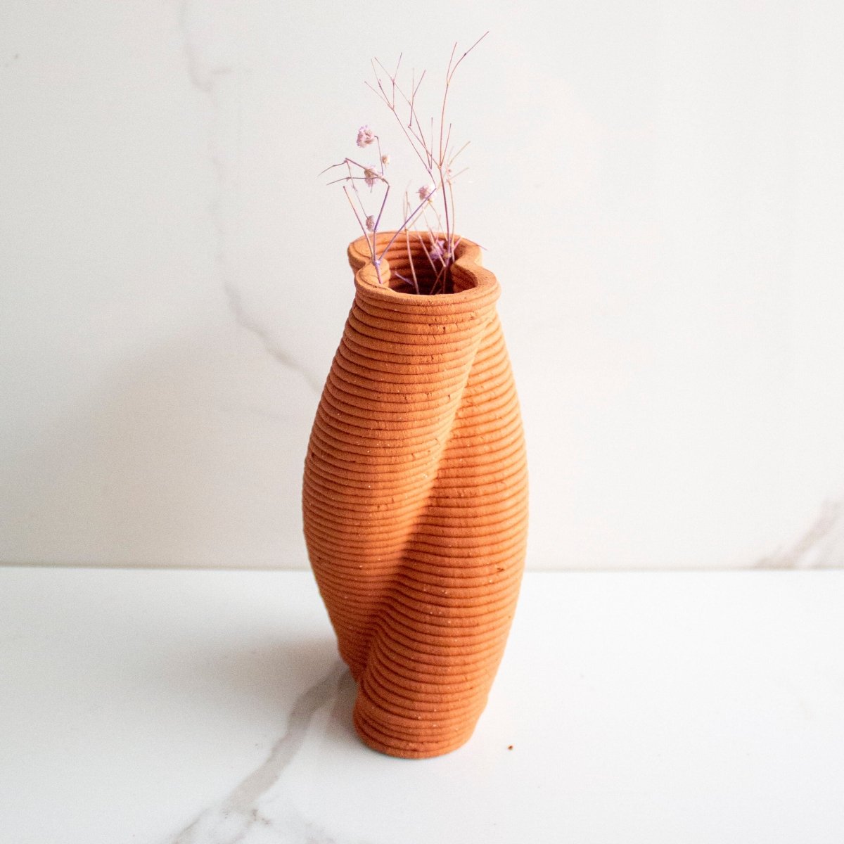 Brown and Twisted Teracotta Vase Vol. 4