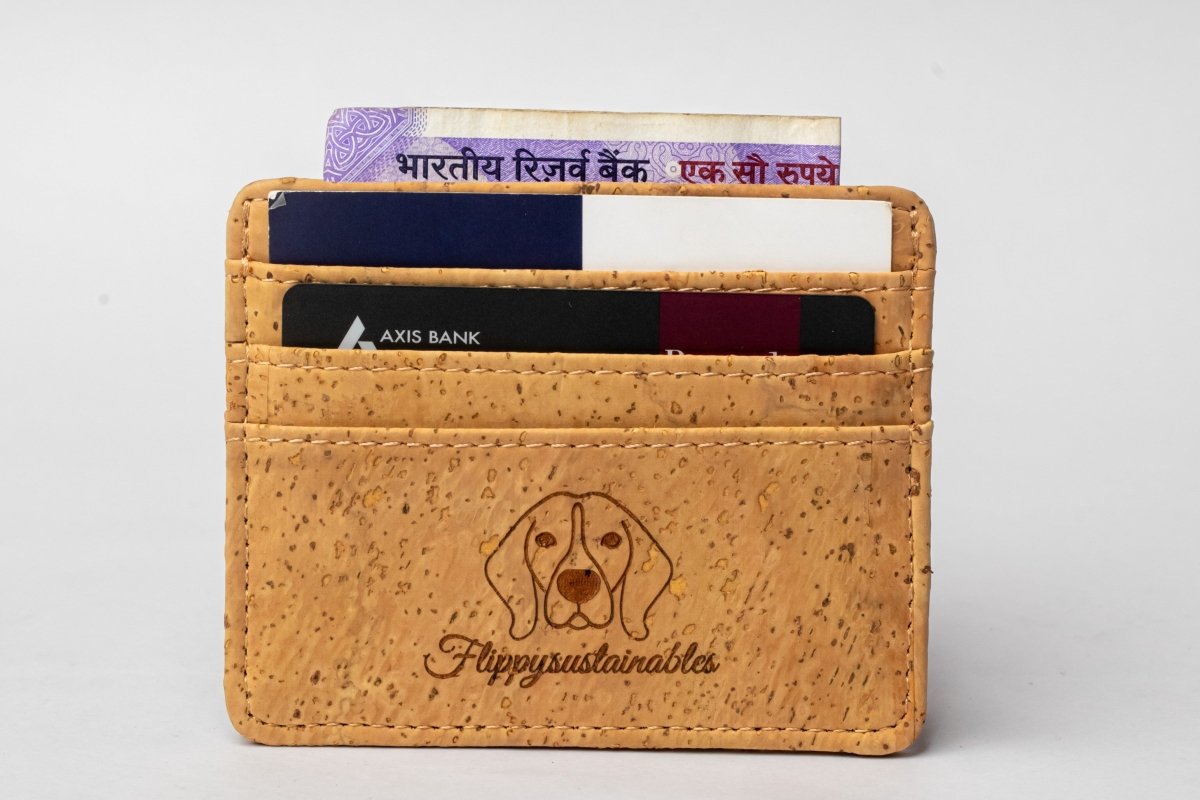 Canyon  Cardholder | Premium Cork Cardholder | 6 Card Slots | Cork