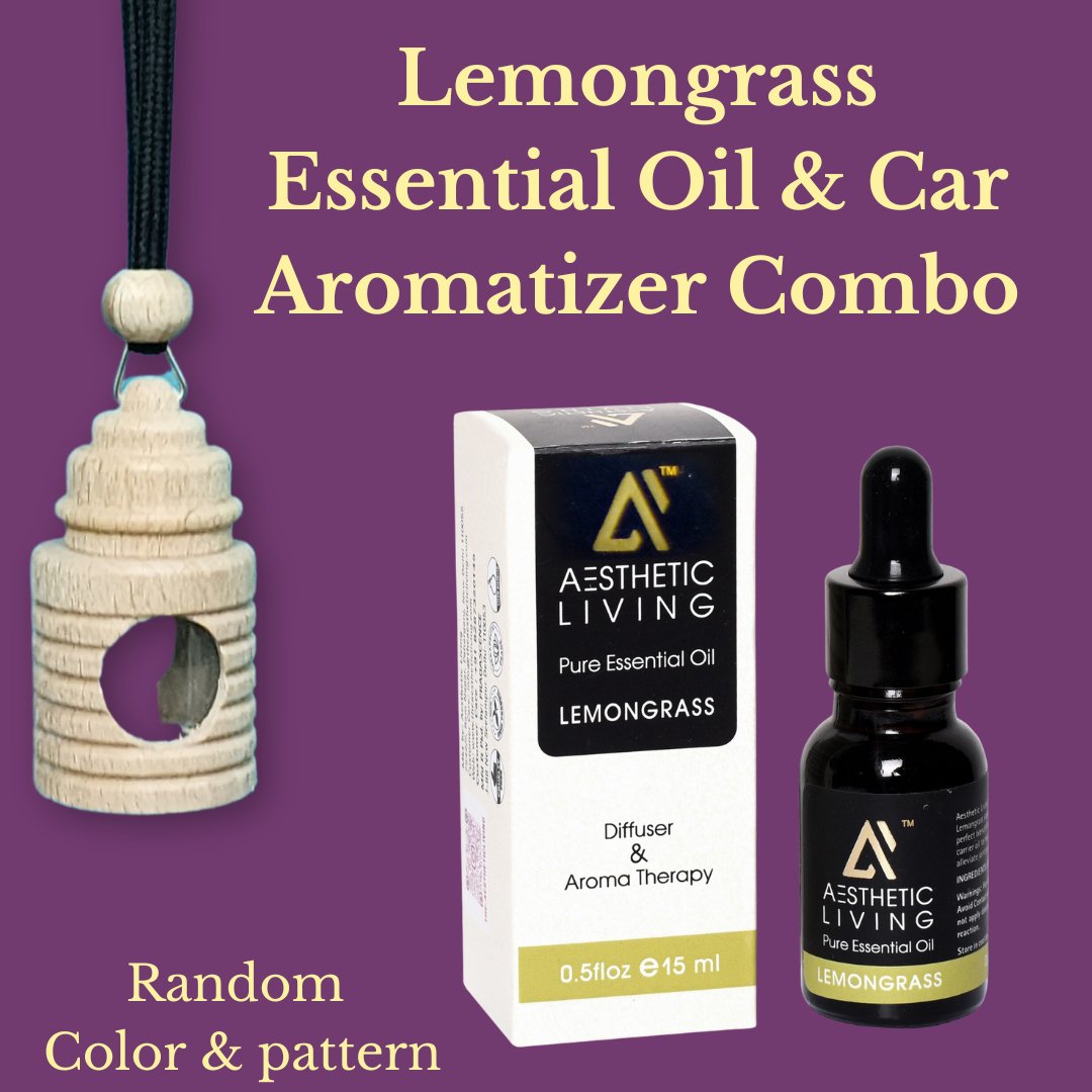 Car Aromatizer Diffuser Bottle with Essential Oil