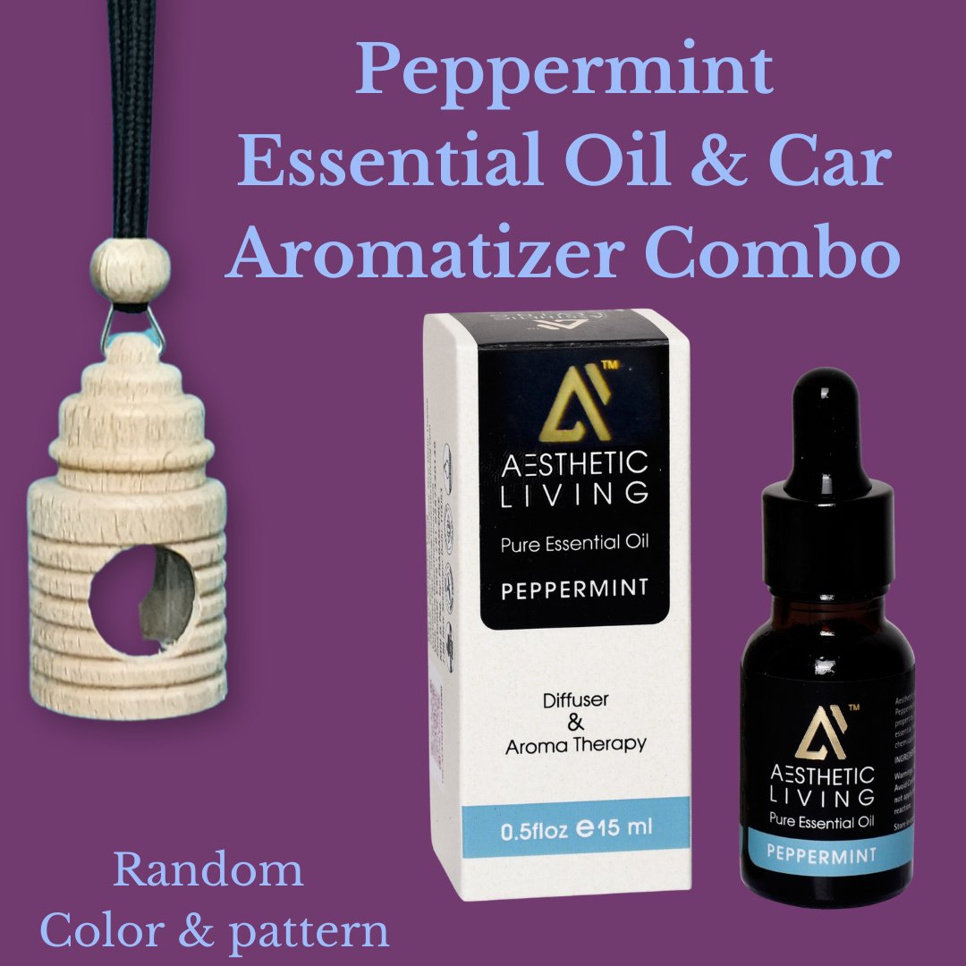 Car Aromatizer Diffuser Bottle with Essential Oil