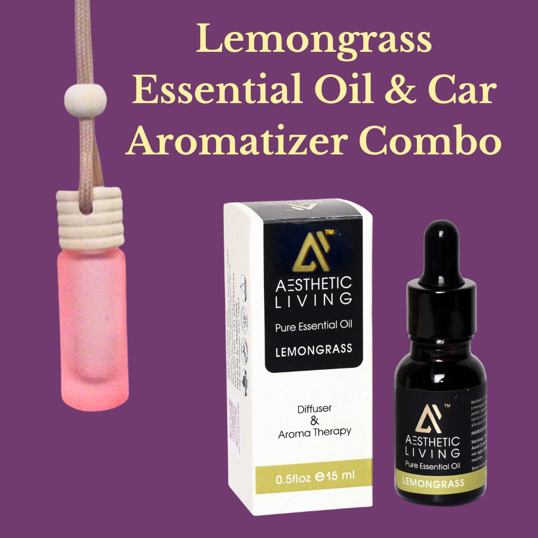 Car Aromatizer/ Diffuser Bottle (Neon Tube + Essential Oil)