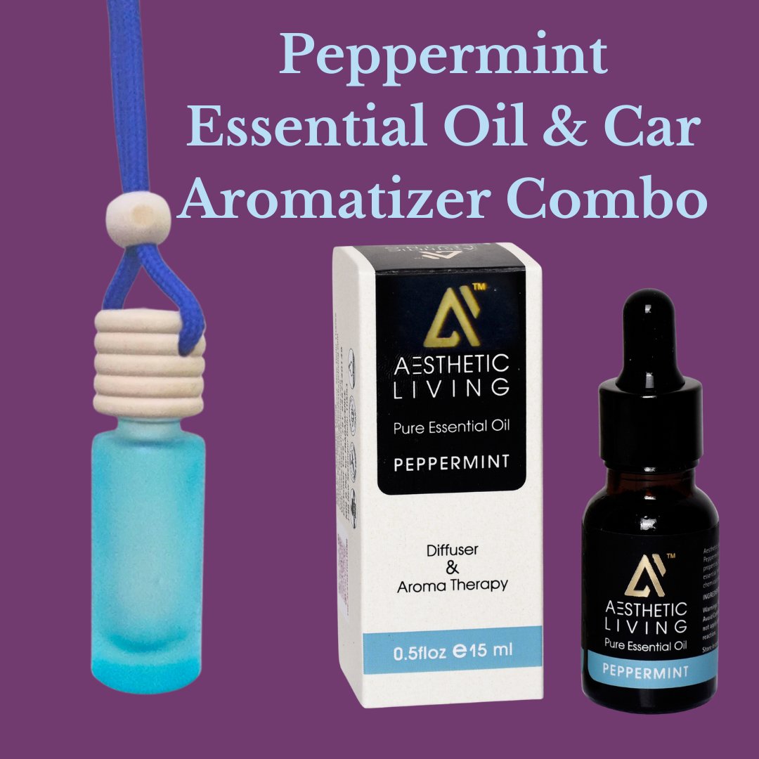 Car Aromatizer/ Diffuser Bottle (Neon Tube + Essential Oil)