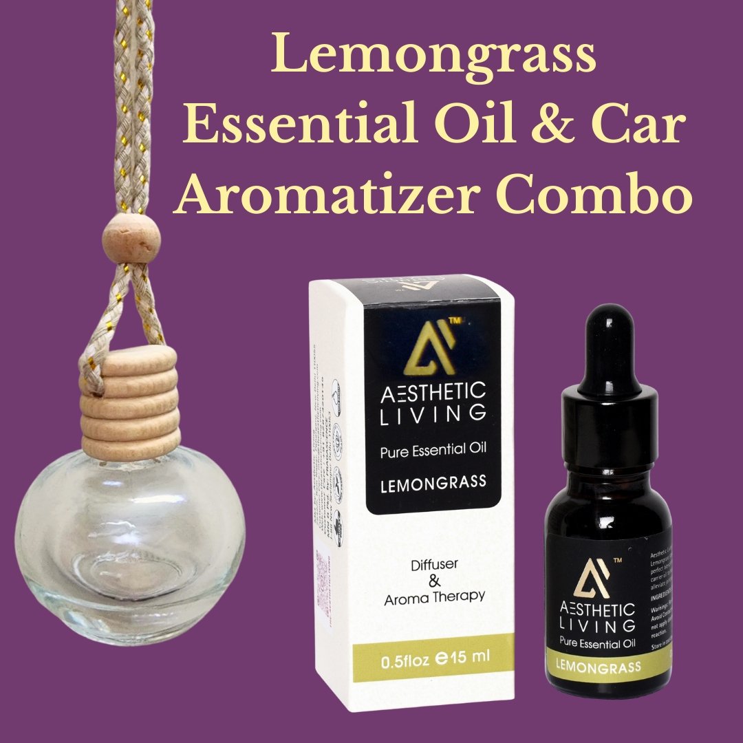 Round Car Aromatizer/ Diffuser Bottle with Essential Oil