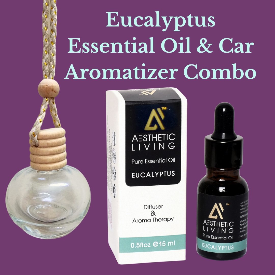 Round Car Aromatizer/ Diffuser Bottle with Essential Oil