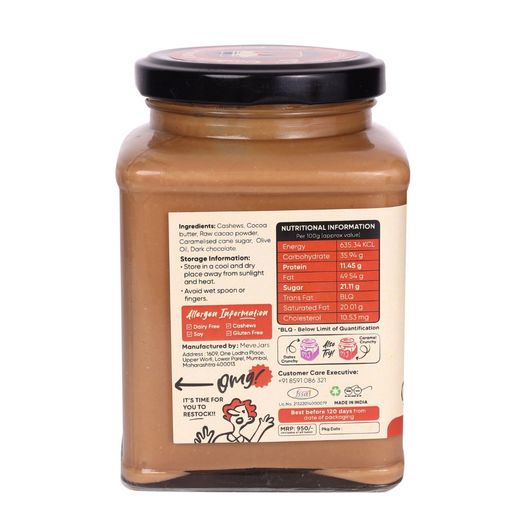 Cashew Caramel Chocolate Spread