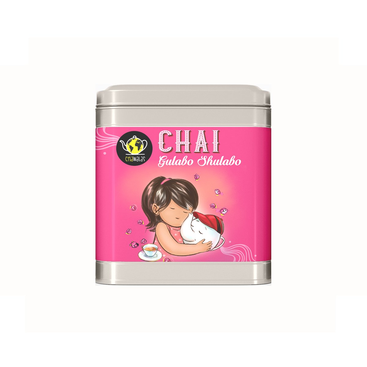 Chai Bina Chain Kaha Re - Diwali Gift |Two Flavours of Indian Tea |Perfect for Every Relationship |Spicy Tea |Black Tea |Strong Chai |Handmade with Love |50gmsX2 Tin with Strainer