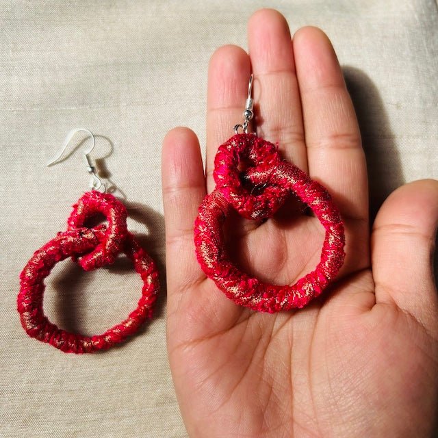 Chakori Textile Earring | Handcrafted by Artisans