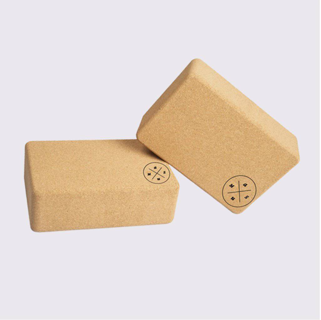 Chandra Premium Cork Yoga Block - Set of 2