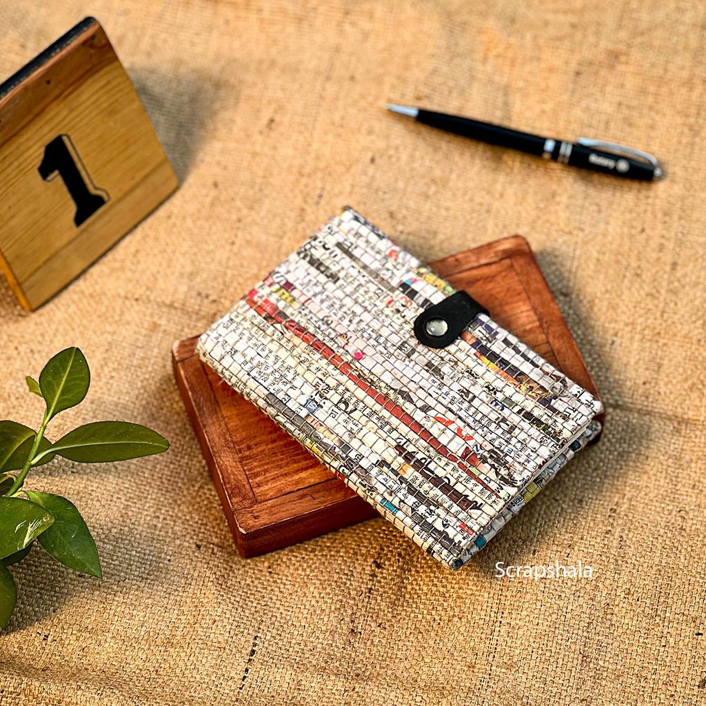 Charcha Journal | Resuable Cover | Upcycled | Handloom textile | Scrapshala