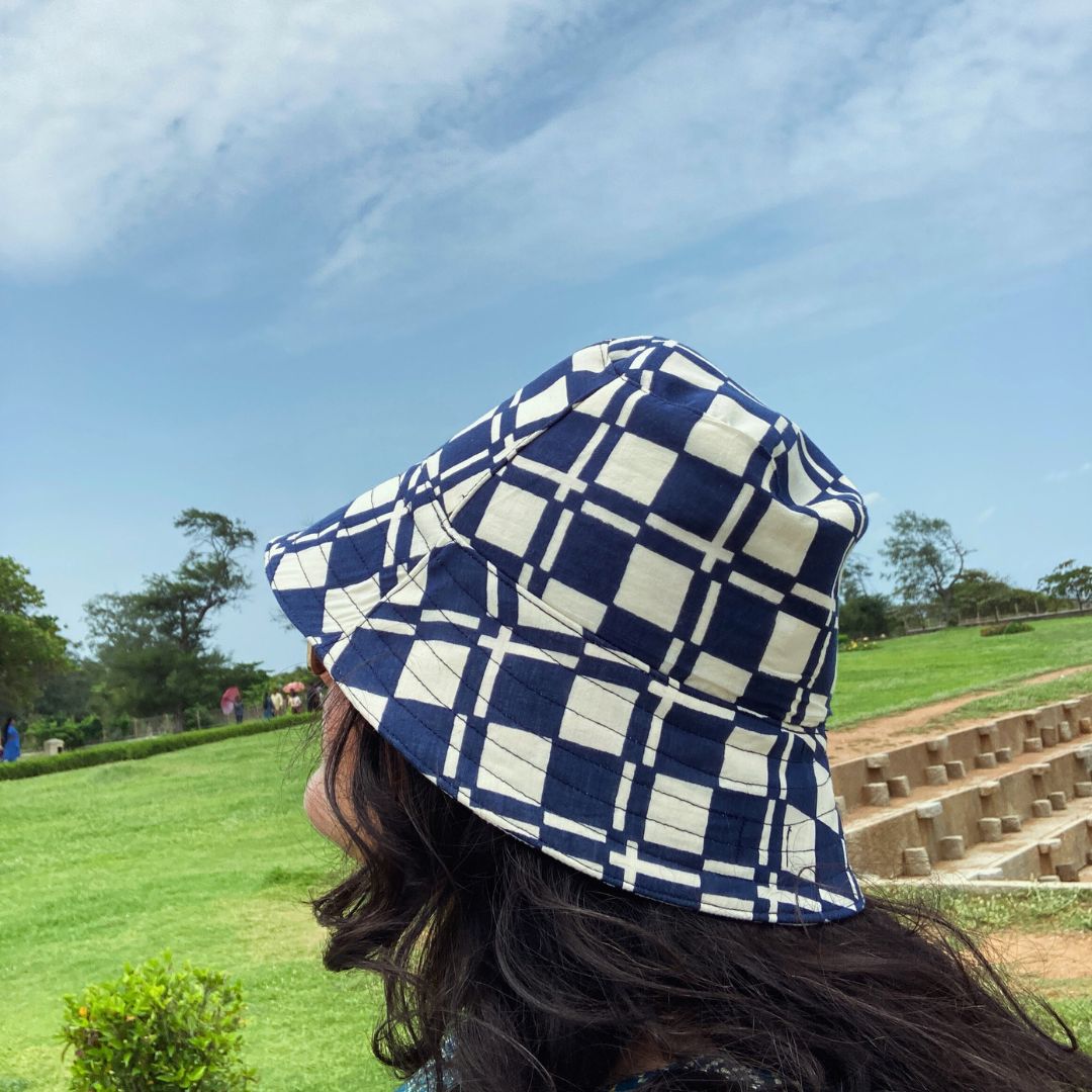 Check Mate Cotton Bucket Hats | Printed