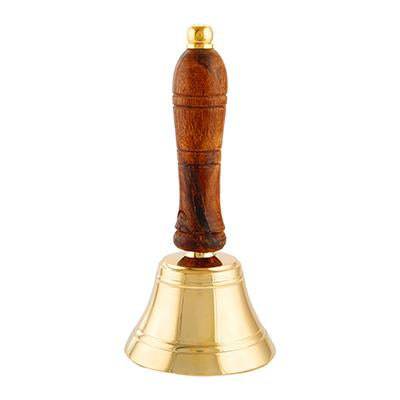Christmas Brass Shame Hand Bell/Chrome Finish Hand Bells
