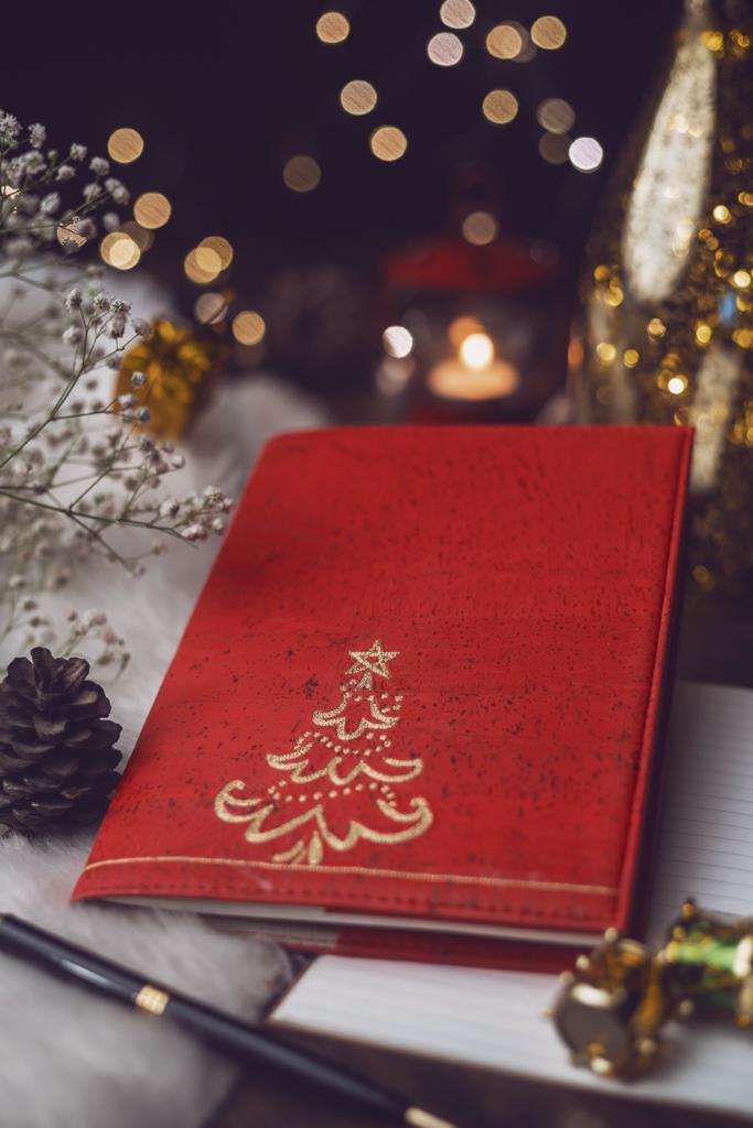 Christmas Journal | Made with Cork leather