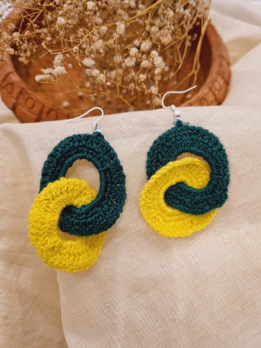 Chutney Crochet Earrings | Handwoven earrings