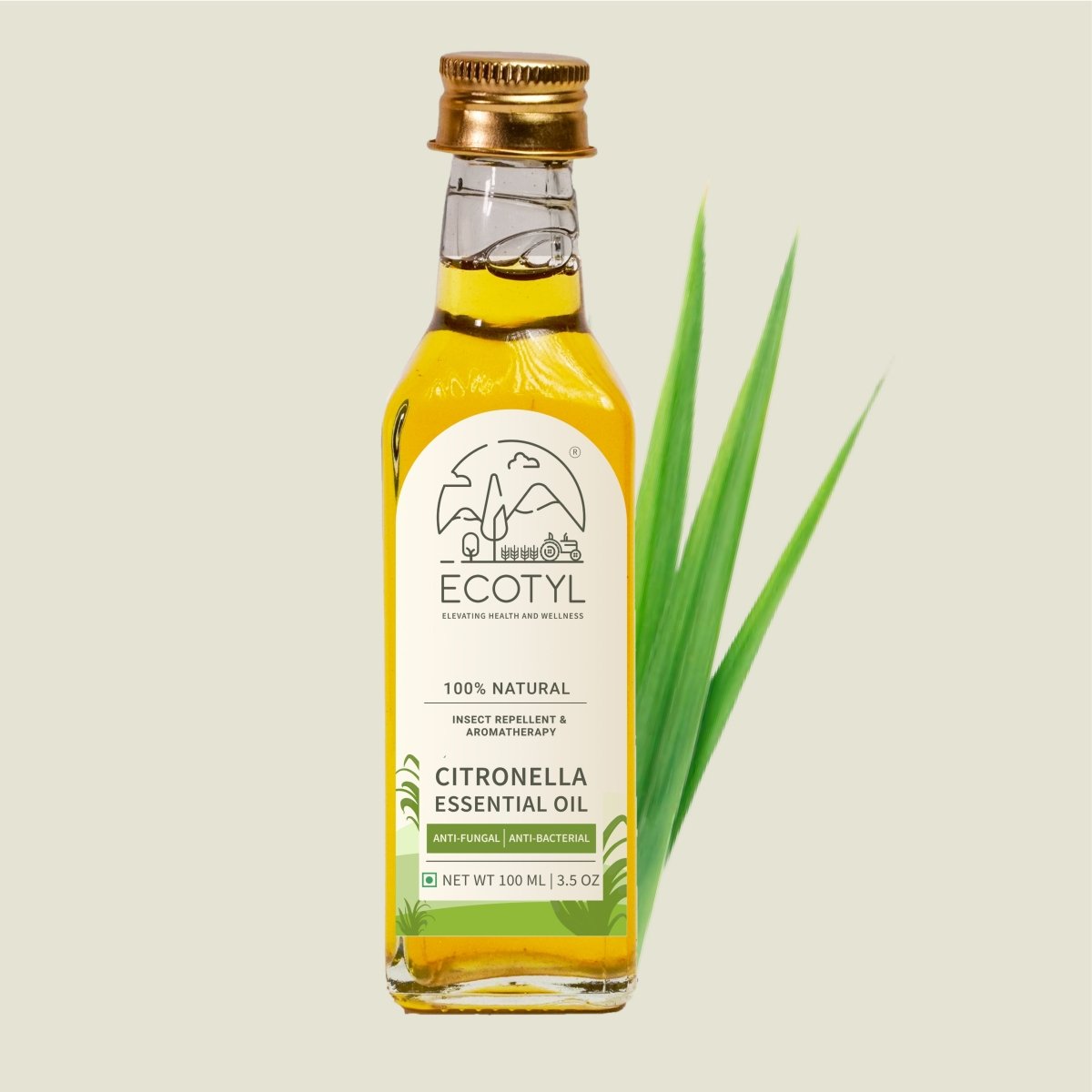 Citronella Oil | Natural Mosquito & Insect Repellent | Toxin Free | 100ml