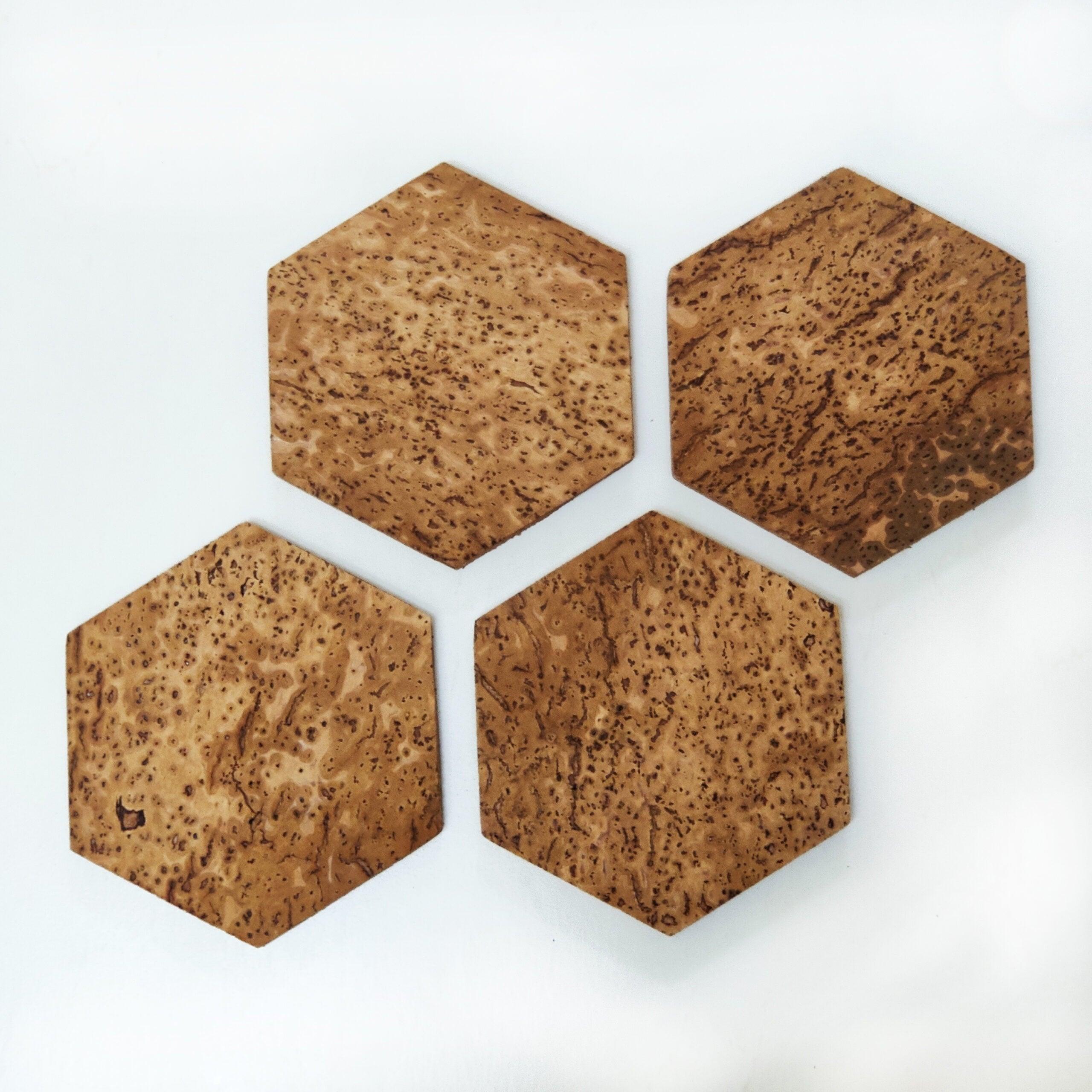 Cork Coasters - Set of 4