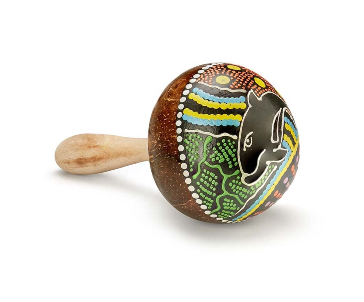 Coconut Maracas Paint- Dolphin