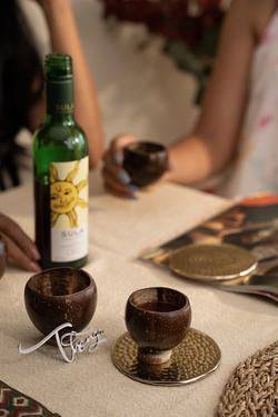 Coconut Shell Eco-friendly - Wine Glass | Set of 2