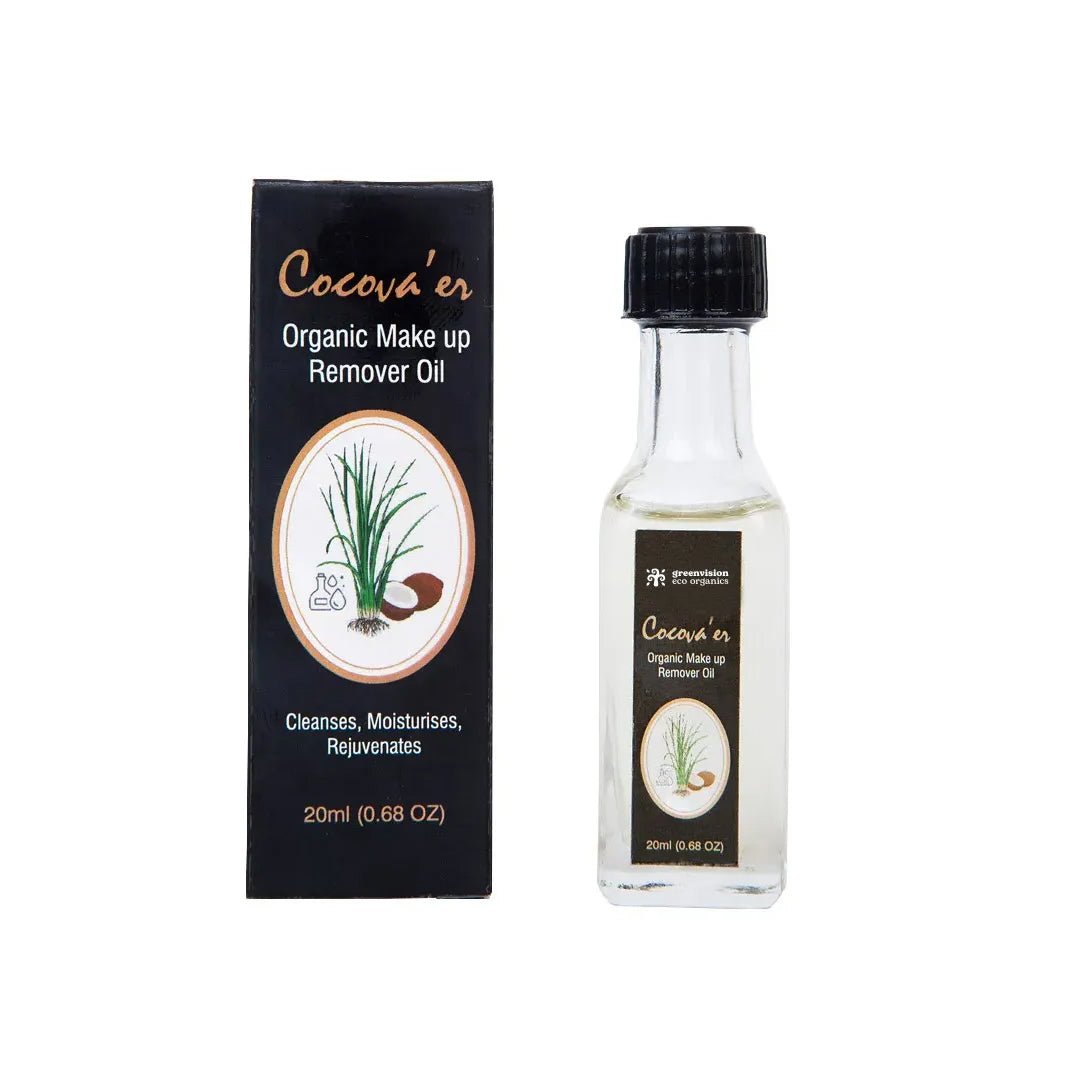 Cocova’er Organic Coconut Oil -Vetiver Blend - Makeup Remover 20 ml