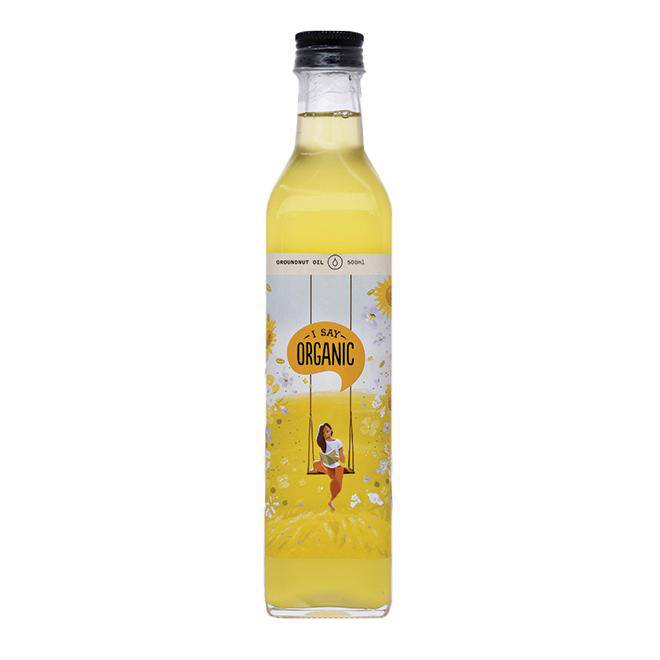 Cold Pressed Groundnut Oil - 500mL