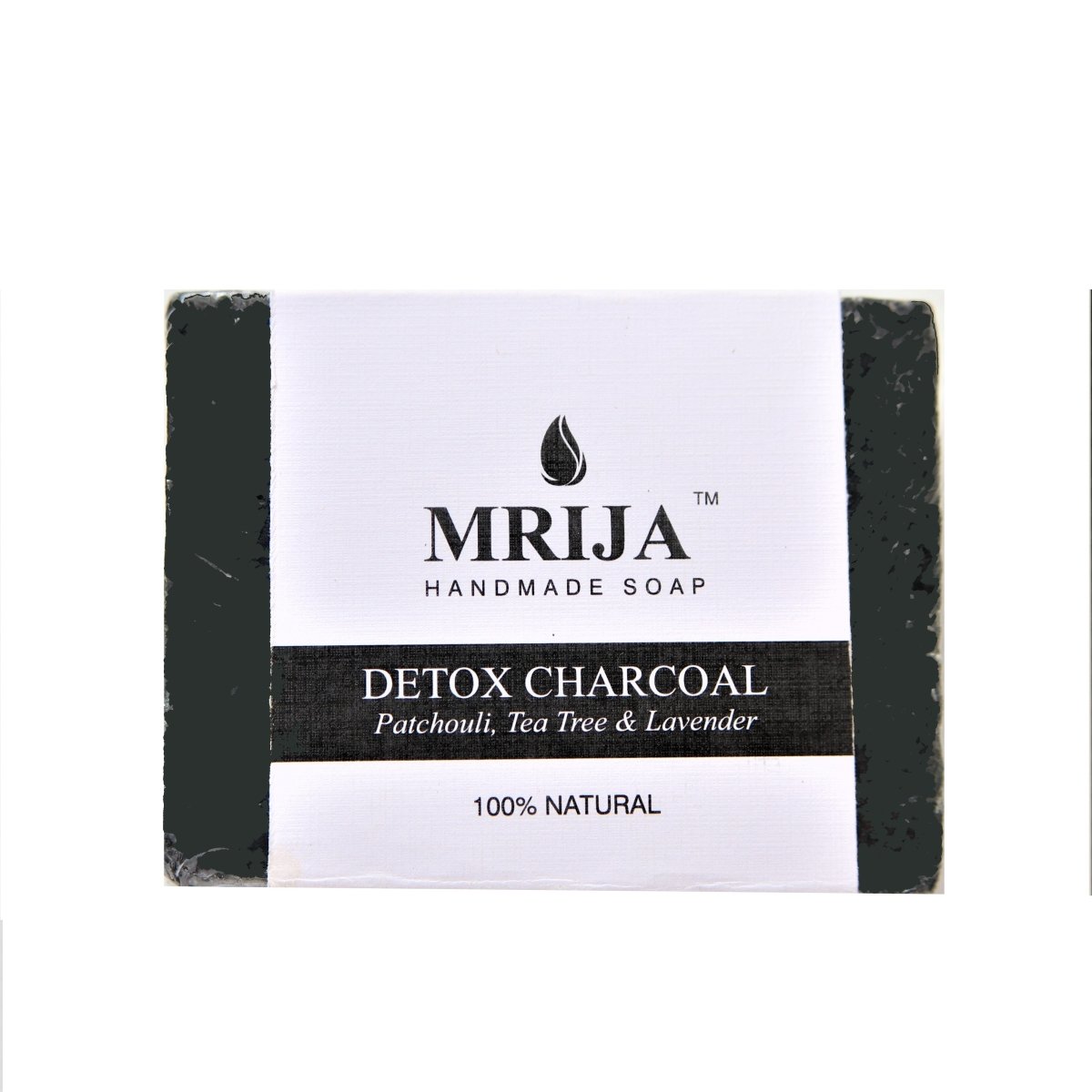 Cold process Detox Charcoal made with tea tree oil | Deep Cleansing bar soap | 100 gms