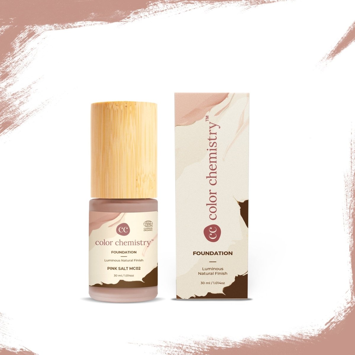 Certified Organic Liquid Foundation- Pink Salt